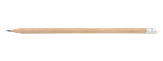 dřevěná tužka s gumou