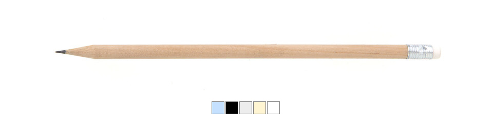 dřevěná tužka s gumou